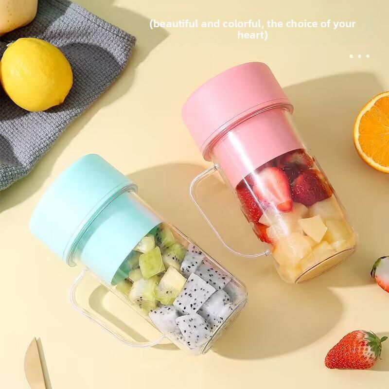 New Model Straw-infused Juice Cup, Household Juice Extractor, USB Charging, Portable Juice Machine, Outdoor Travel-friendly, Wireless