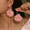 1 Paire Boucles d'Oreilles Pendentifs Mode Rétro Tempérament Élégant Niche Polyvalentes Haut de Gamme Style Pastoral
