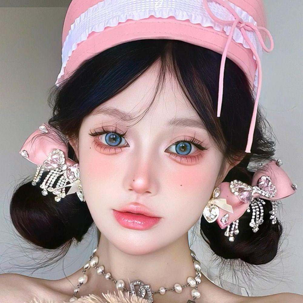 Y2k Sailor Caps Bow Lace Berets Cute Navy Hat  Women