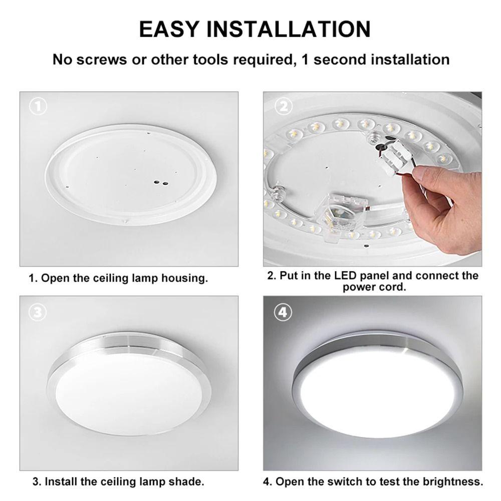 Durable Led Panel Light Round Led Module Ceiling Lamp Replacement Circle Lamp Home