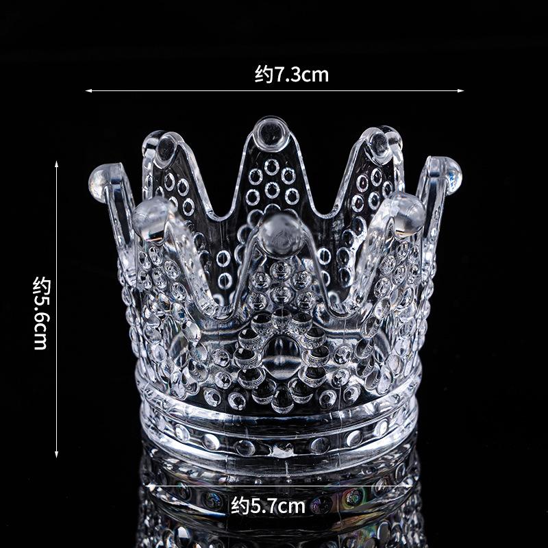 

1 Pcs Blue White Crown Cake Topper Decoration Decorative Elegant Wedding Cake Princess Birthday Decoratio Party Supplies