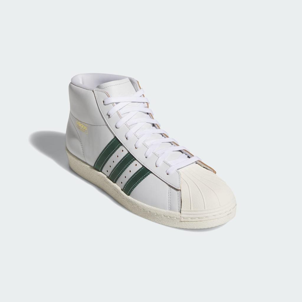 adidas Pro Model 80 ADV JP8534 Unisex Originals Sneakers Crystal White / Collegiate Green / Off White