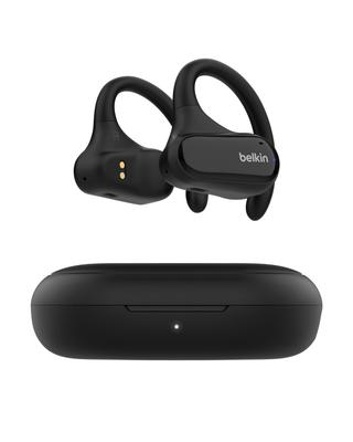 Belkin Wireless Open-Ear Earbuds, Over-the-Ear Design, Ultra-Lightweight Design, Zero Pressure, Bluetooth 5.3, 26 Hours of Playtime, Water and Sweat