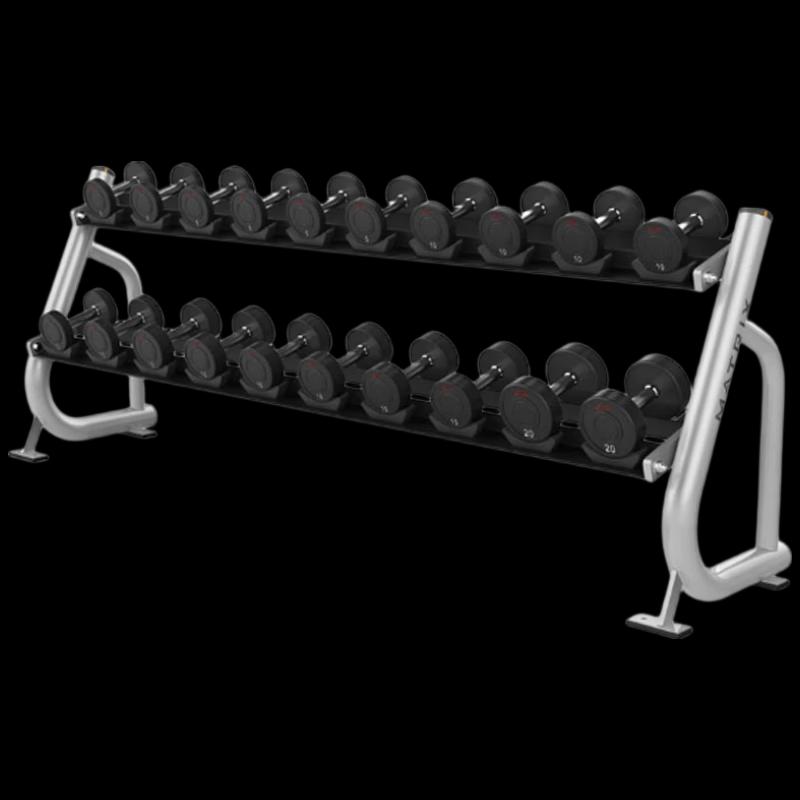 JOHNSON MATRIX Dual-Tier Dumbbell Rack MG-A84
