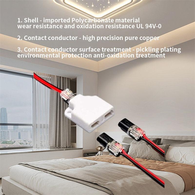 1-100 STÜCK 12V Drahtkabel Einrastverbinder Klemmenverbindungen Verbinder Auto Kfz Stecker