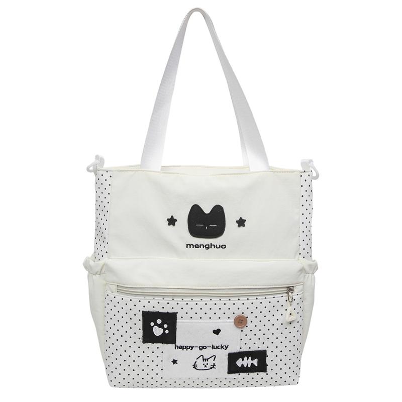 Women's Crossbody Bag Handbag Middle School Students' School Bag Large Capacity Shoulder Bag