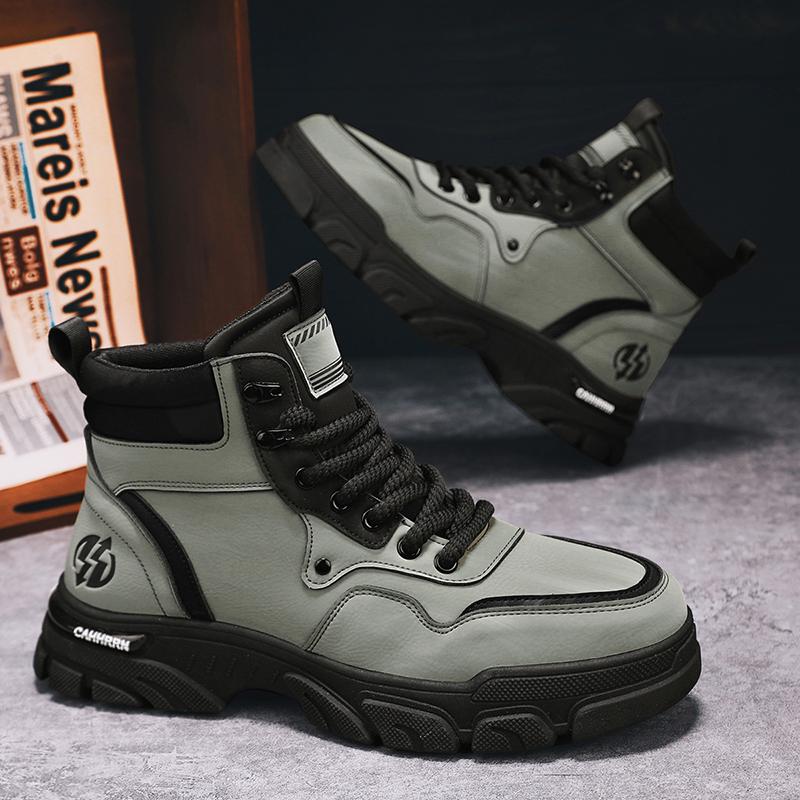 Men Sneakers 2024 Outdoor Breathable Boots Outdoor Hiking Winter Shoes Light Non-slip Men Desert Ankle Boots Chelsea Boots Men
