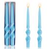 Spiral Taper Candles - 10 Inch Long  Unscented Candle Sticks Twisted Candles for Dinner Decor Housewarming Gift Idea 2pcs