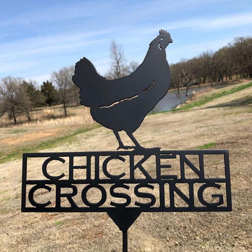 

20-дюймовый флюгер с орнаментом в виде животных, садовый флюгер, профессиональный измерительный инструмент Chicken05