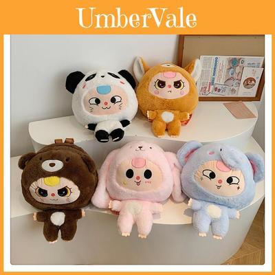 Cute Babythree Elephant Fox Panda Rabbit Animal Costume Cartoon Plush Backpack For Casual Travel And Play