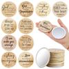 30 Pcs Christian Compact Mirrors For Women Retro Inspirational Bible Verse Compact Mirror Bulk Mini Religious Makeup Mirror Appr