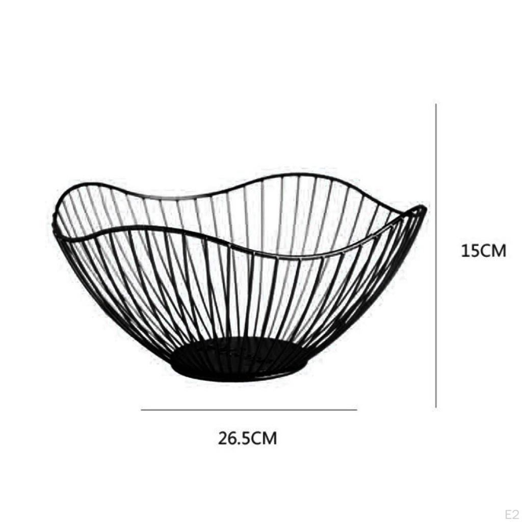 Creative Desktop Fruit Basket , Decoration Large Capacity Organizer Kitchen Bowl for Living