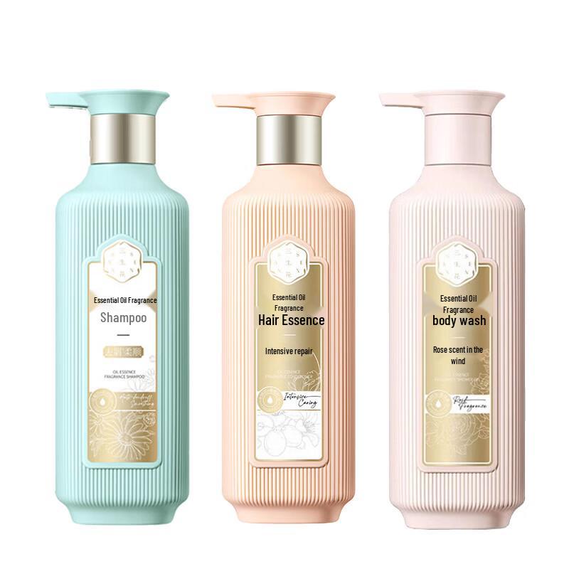 

Sansheng Flower Essential Oil Anti-Dandruff Hair & Body Wash Set