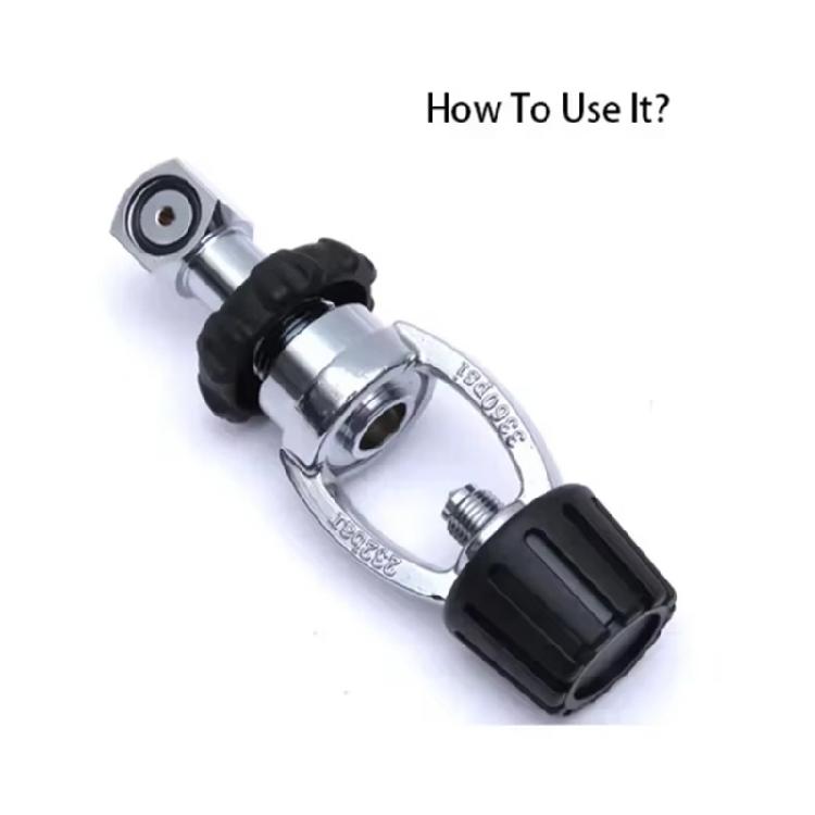 Scubas Diving Dives Din to Yokes Filler Adapter Tanks Filling Adaptor Valves Filling Replacement Tanks Tool Easy to Install