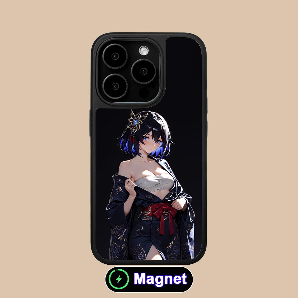 

HSR Seele Matte Surface Magsafe Mobile Phone Case for iPhone 17 16 15 14 13 12 11 Air Pro Max Plus Colorful Cover iPhone 11