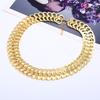 Vintage Geometric Alloy Chain Necklace With Talisman Pendant For Women