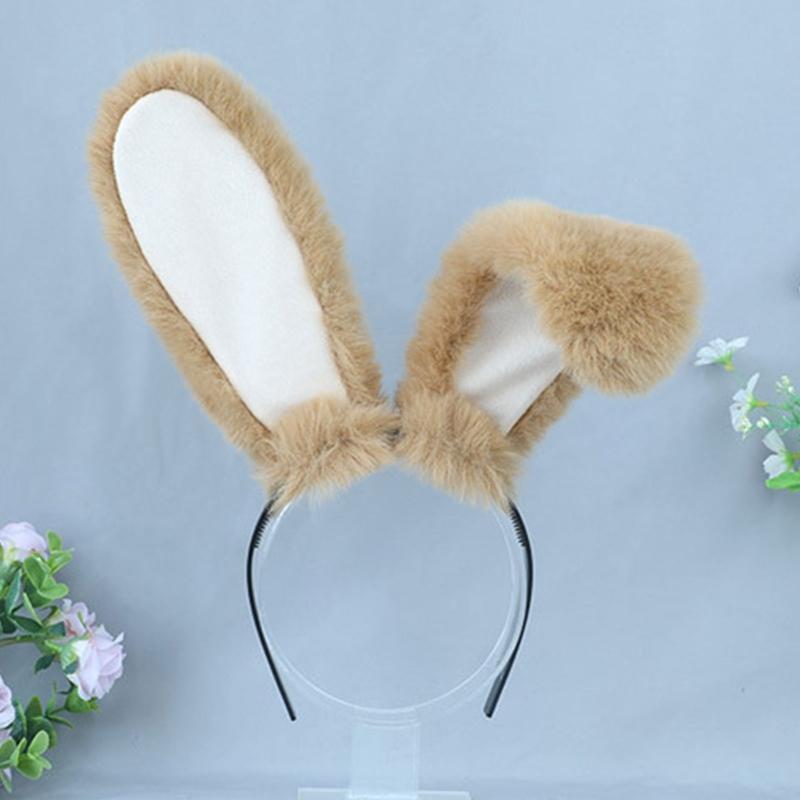 Long Rabbit Ear Hair Band Bunny Headband Festival Party Lolita Hair Band Bunny Cosplay Headdress Birthday Gift