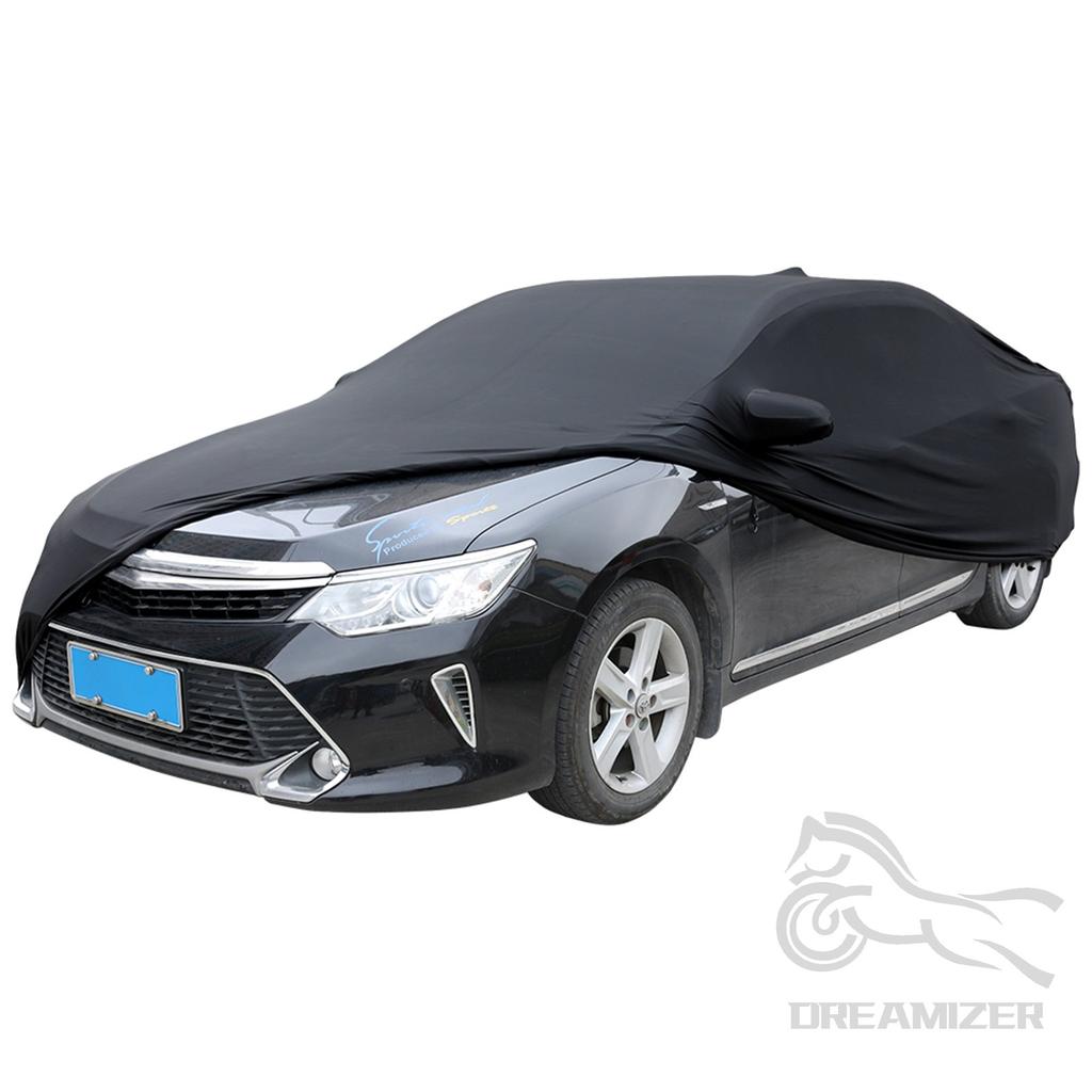 Satin Stretch Indoor Car Cover Dustproof High Elastic Protection Stretch Cotton Tight Anti-Fouling Car Cover For Tesla Model