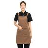 Waterproof Oil-Resistant Canvas Apron for Kitchen & Work with Custom Logo Printing