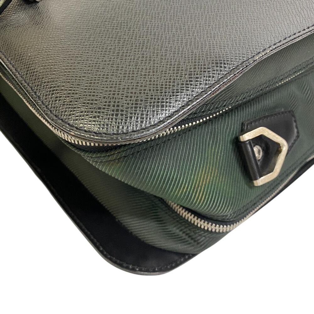 Louis Vuitton M30872 Taiga Taiga Nevsky Business Bag Black Taiga Mens Used