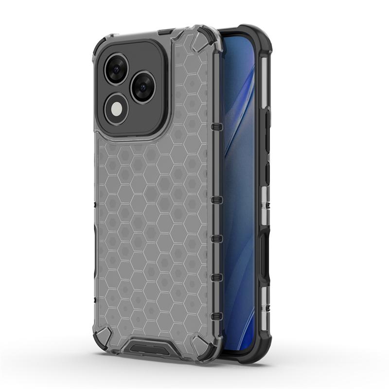 Shockproof Transparent Case For Honor 400 Lite Honeycomb Armor Full Back Case Honor 400 Lite Case Cover For Honor 400 Lite 5G