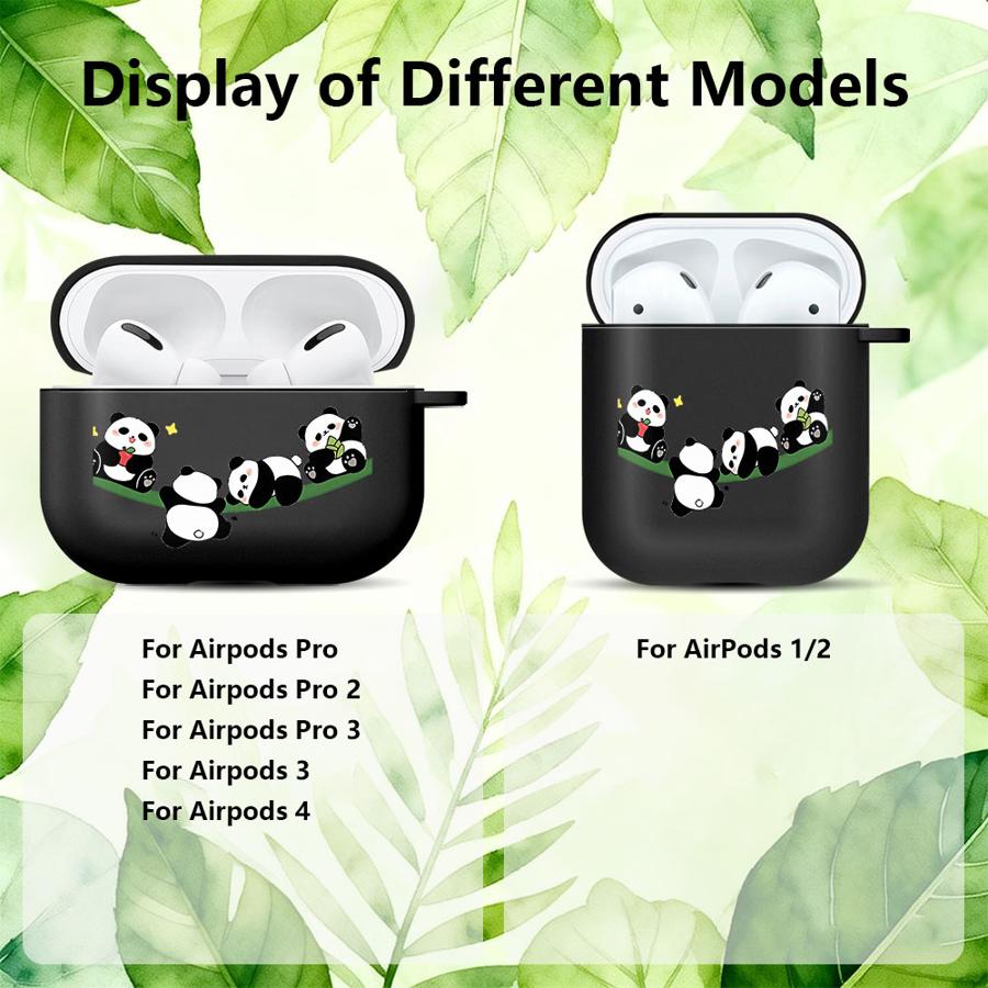 Cartoon Cute Panda Case For Airpods Pro3 Pro 4 2 3 1 Pro2 Earphone Cases Cover
