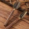 1Pcs Tea Spoon Wood Retro Creative Tea Shovel Ebony Teaspoon Solid Tea KongFu Tea Ceremony Accessories Gift