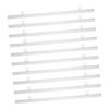 NUOLUX 10-Piece Set of Hanging Rods, Picture Frame Hangers, Scroll Hangers, Poster Frame Hangers, Hanging Scroll Hangers, Flagpoles, and PVC Frames