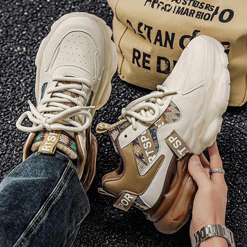 Men's shoes cold sticky casual sneakers platform dad shoes