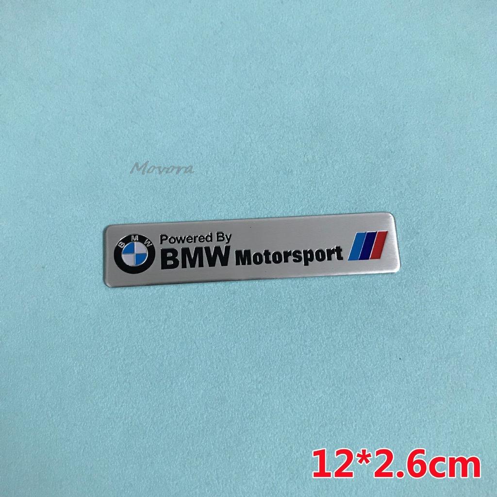 VYOJ1 New 3D Aluminum Car Styling Stickers Body Trunk Decoration For BMW M Power Performance E90 E91 E92 E93 X1 X3 X5 X6 M3 M5 F18 E63