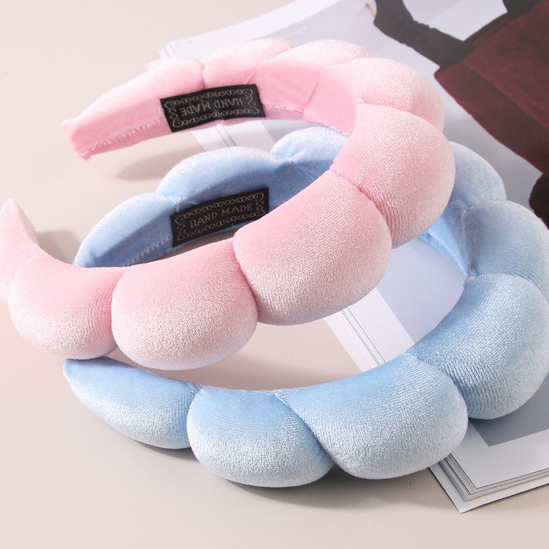 3-piece Sweat-absorbing Wristband Set for Women, Face Wash Headband, Headband and Hair Accessories