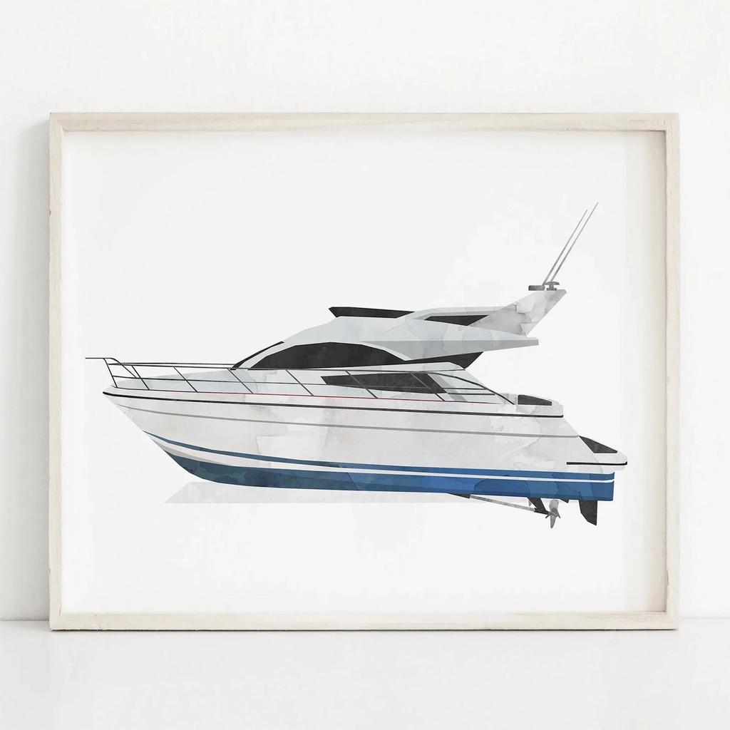 Auto Zug Motorrad Kinderzimmer Vintage Leinwand Kunst Gemälde Poster und Drucke Aquarell Wandkunst Bild für Heimdekoration Cuadros