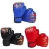 Tiger Flame Print Childrens Boxing Gloves Pu Material For Kids And Teens With Impact Protection For Training