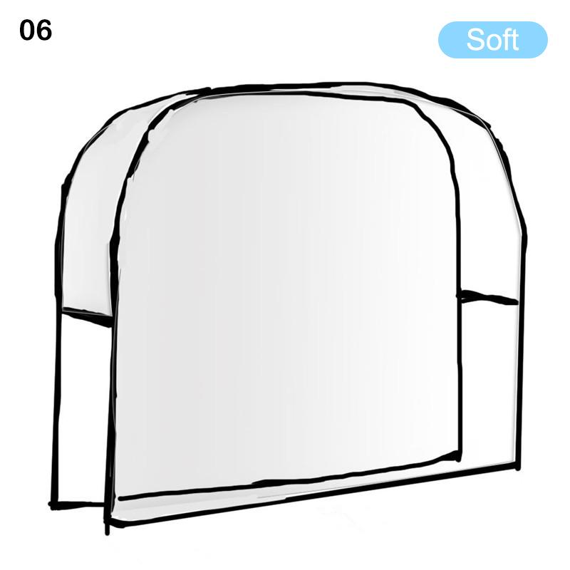 1Pcs Salon Chair Cover Pvc Clear Hairdressing Chair Covers Protectors Universal Waterproof Barber Chair Back Covers Round/Square