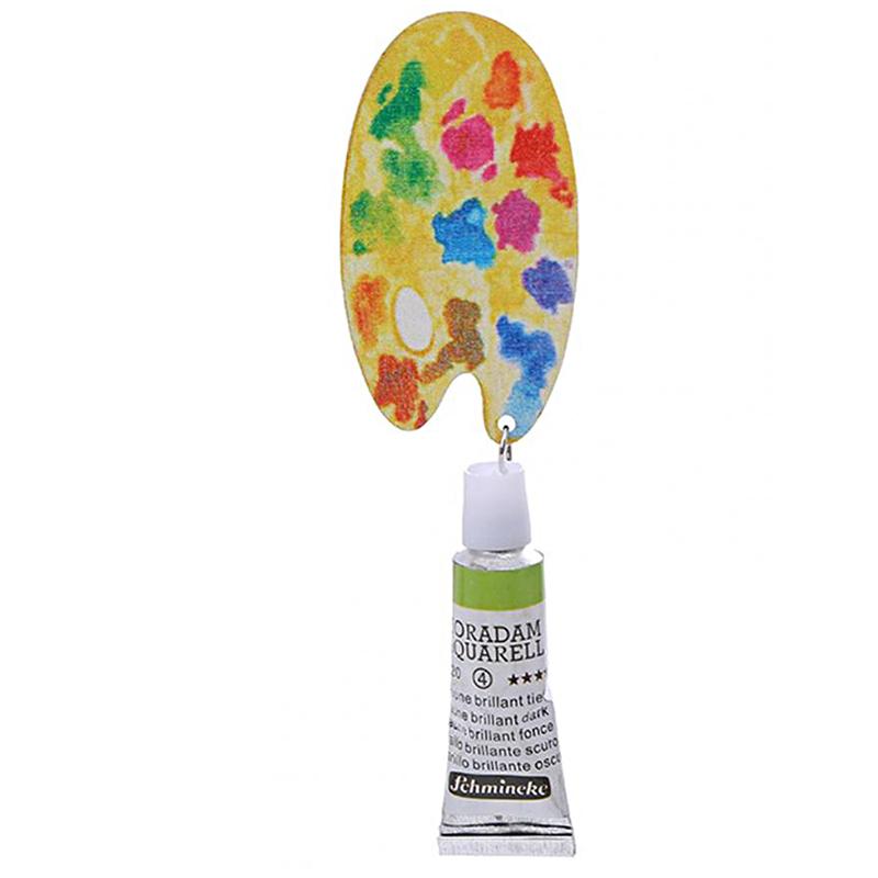 

1 шт. Живопись Шарм Брошь Ювелирные изделия Подарки Палитра Индивидуальность Тканевые аксессуары Креативные Доступны различные варианты