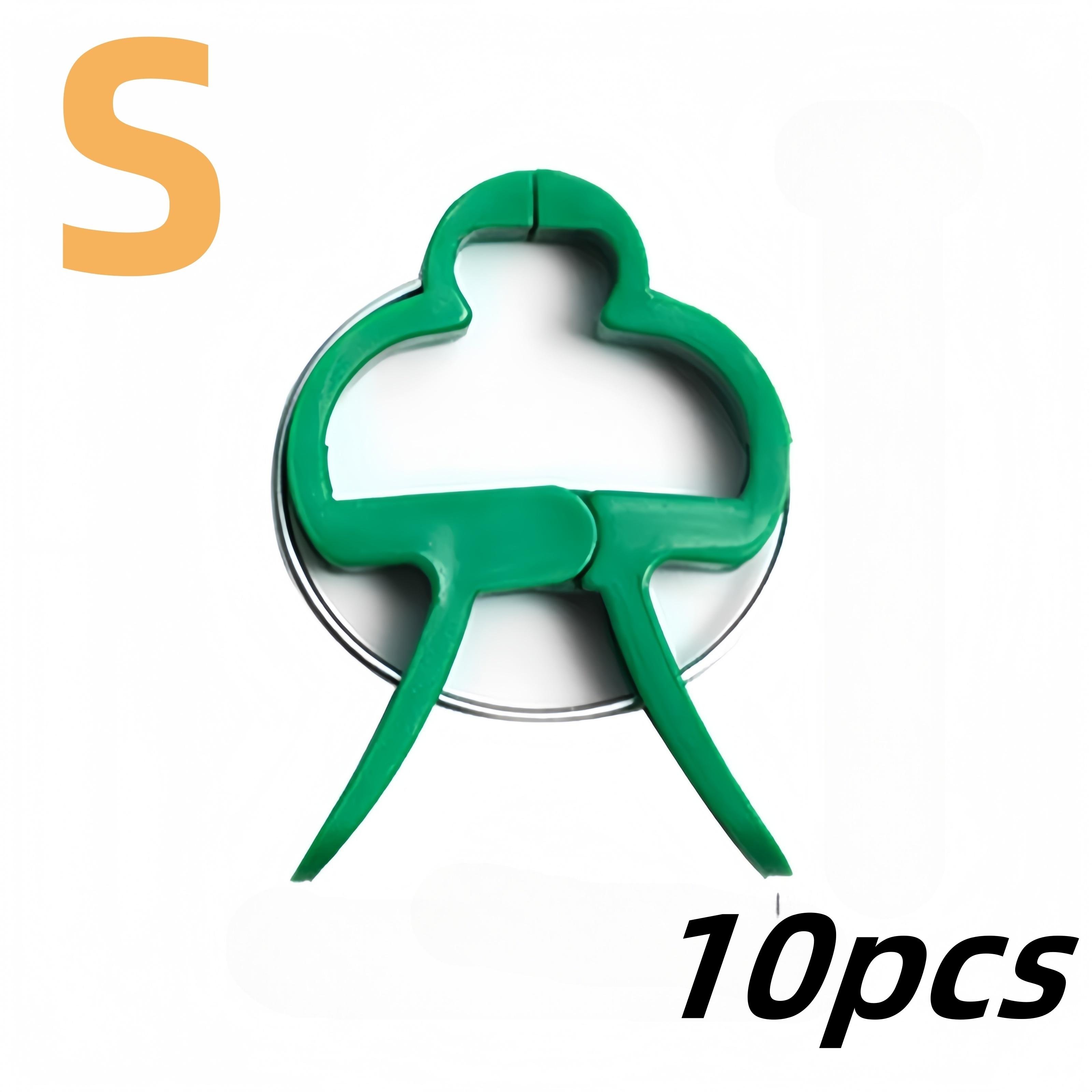 

10pcs Plant Fixing Clip Reusable Plastic Clip for Green Landscaping Climbing Plants Tomato Stands Grape Vines Plant Support Tool