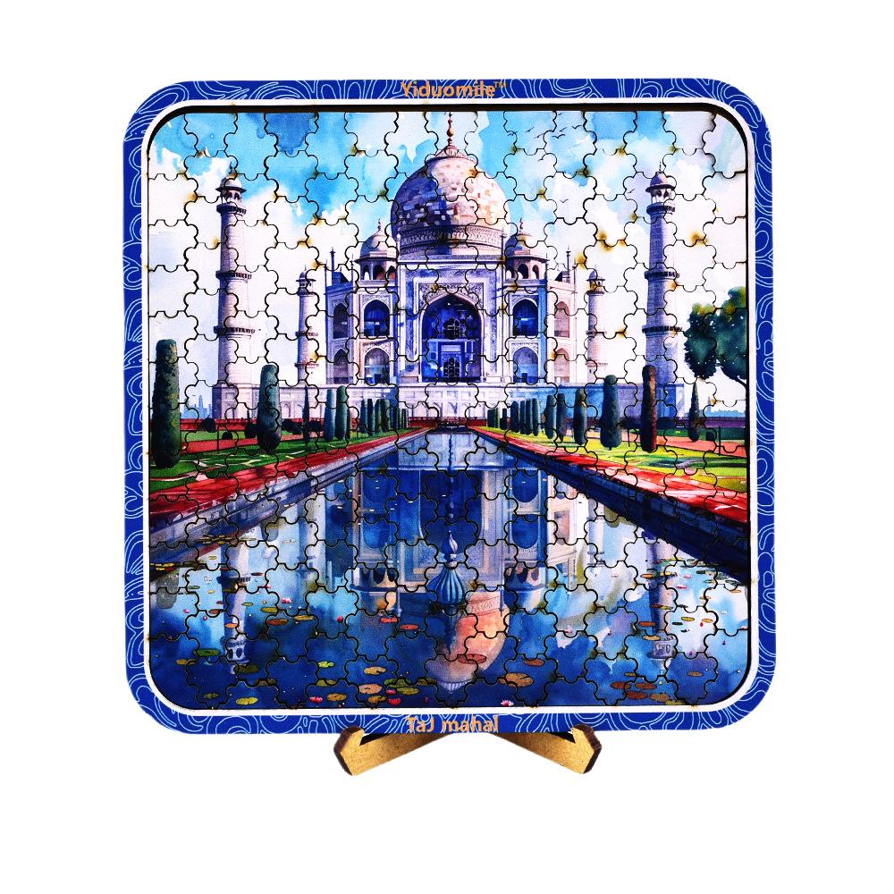 Taj Mahal 192 Puzzle di Legno a Forma Speciale Piano Irregolare Creatività