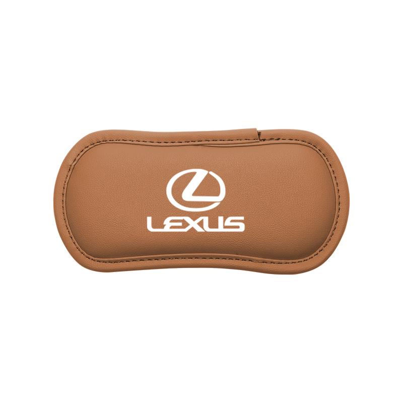 Leather Car Pillow Car Knee Pad Elastic Memory Foam Leg Pad For Lexus F SPORT GS GX IS LS LX CT LBX NX RX 350h 450h ES UX 300e