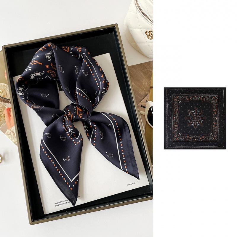 Hot Sale Cashew Nut Small Square Scarf Wind Headscarf Decorative Scarf 70 Silk Scarf Headscarf Scarf