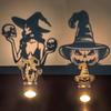 Halloween Decoration 2025 Decorative Candle Holder Scary Candlestick Ornament Desk Accessorie Room Decor Halloween Accessorie