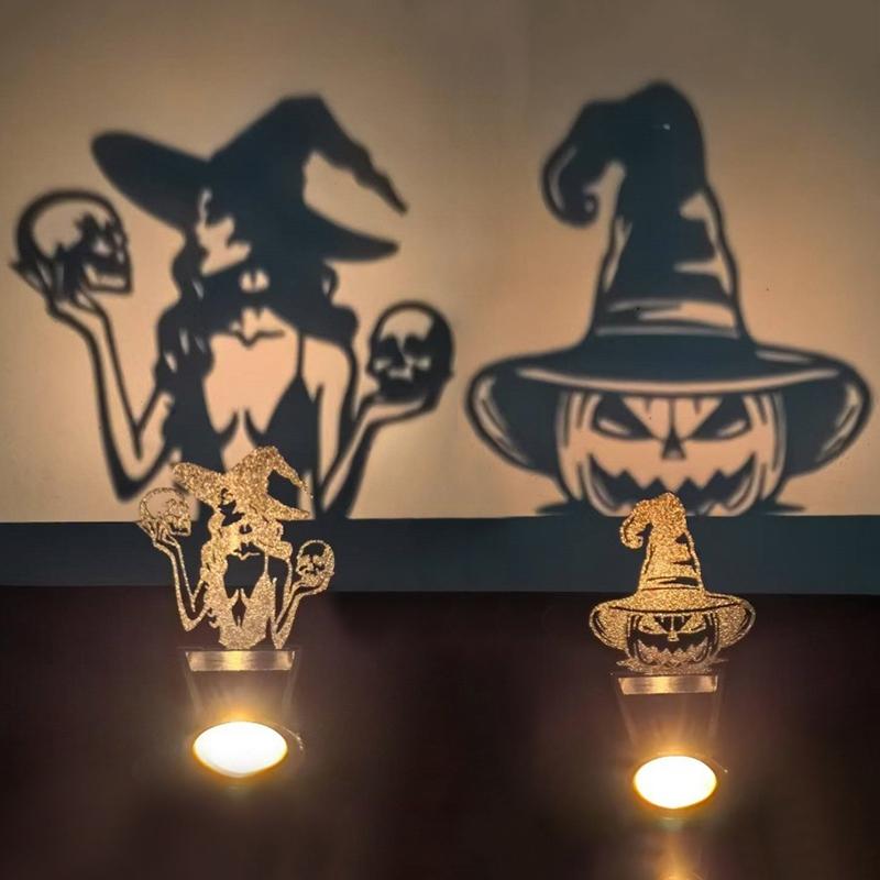 Halloween Decoration 2025 Decorative Candle Holder Scary Candlestick Ornament Desk Accessorie Room Decor Halloween Accessorie