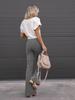 Winter New Solid Velvet Casual Fashion Personality Women's Pants Trendy Brand Casual