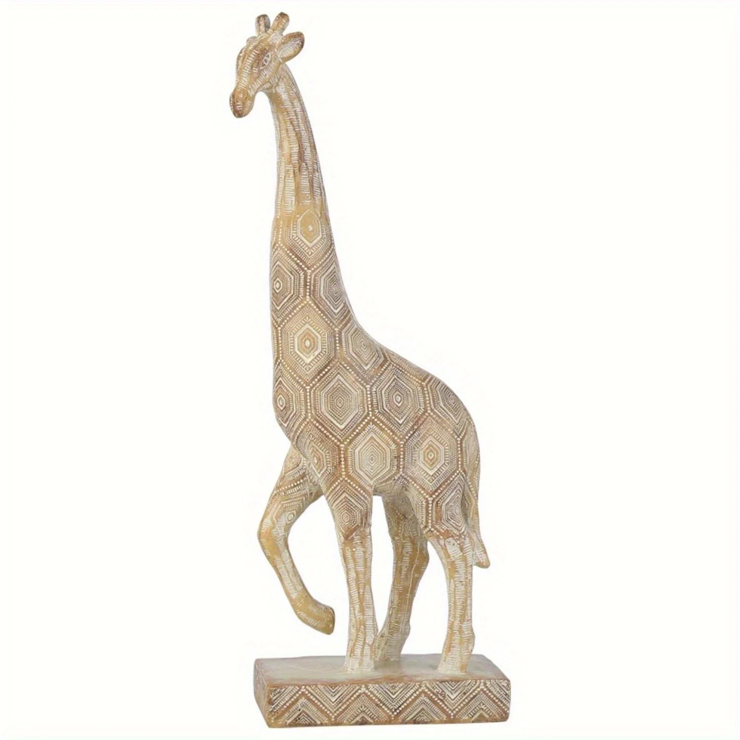

Modern Minimalist Giraffe Resin Statue, Nordic Desktop Ornament, Living Room Office Study Shelf Table Decor Art Gift