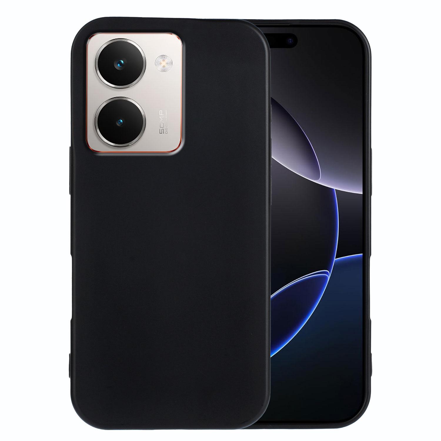 

Для Realme P3 Ultra 5G Чохол з ТПУ М який Матовий Захист від відбитків пальців Задня кришка телефону Black