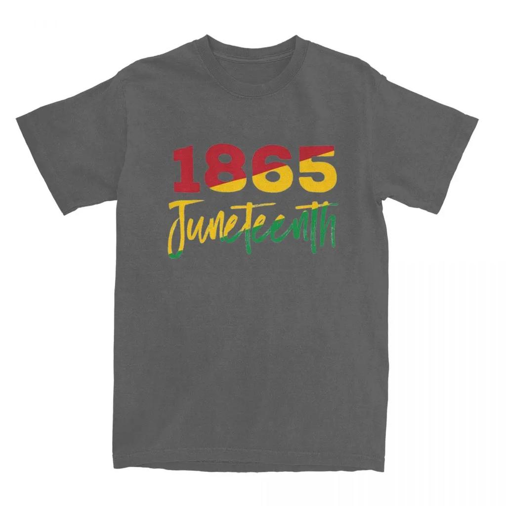 Black BG 1865 Juneteenth Day T Shirts Apparel Men Women Pure Cotton Funny Tee Shirt Short Sleeve Tops Summer