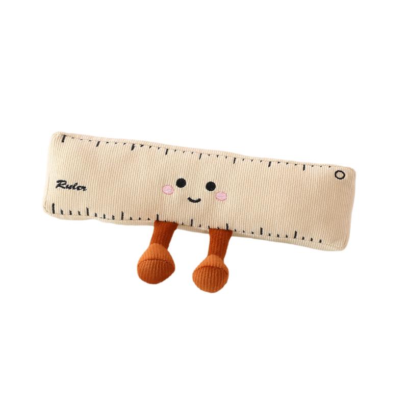 

Мультяшная серия канцелярских товаров Плюшевые игрушки Мягкая креативная линейка Карандаш Блокнот Плюшевая подушка Смешной рождественский подарок на день рождения для детей