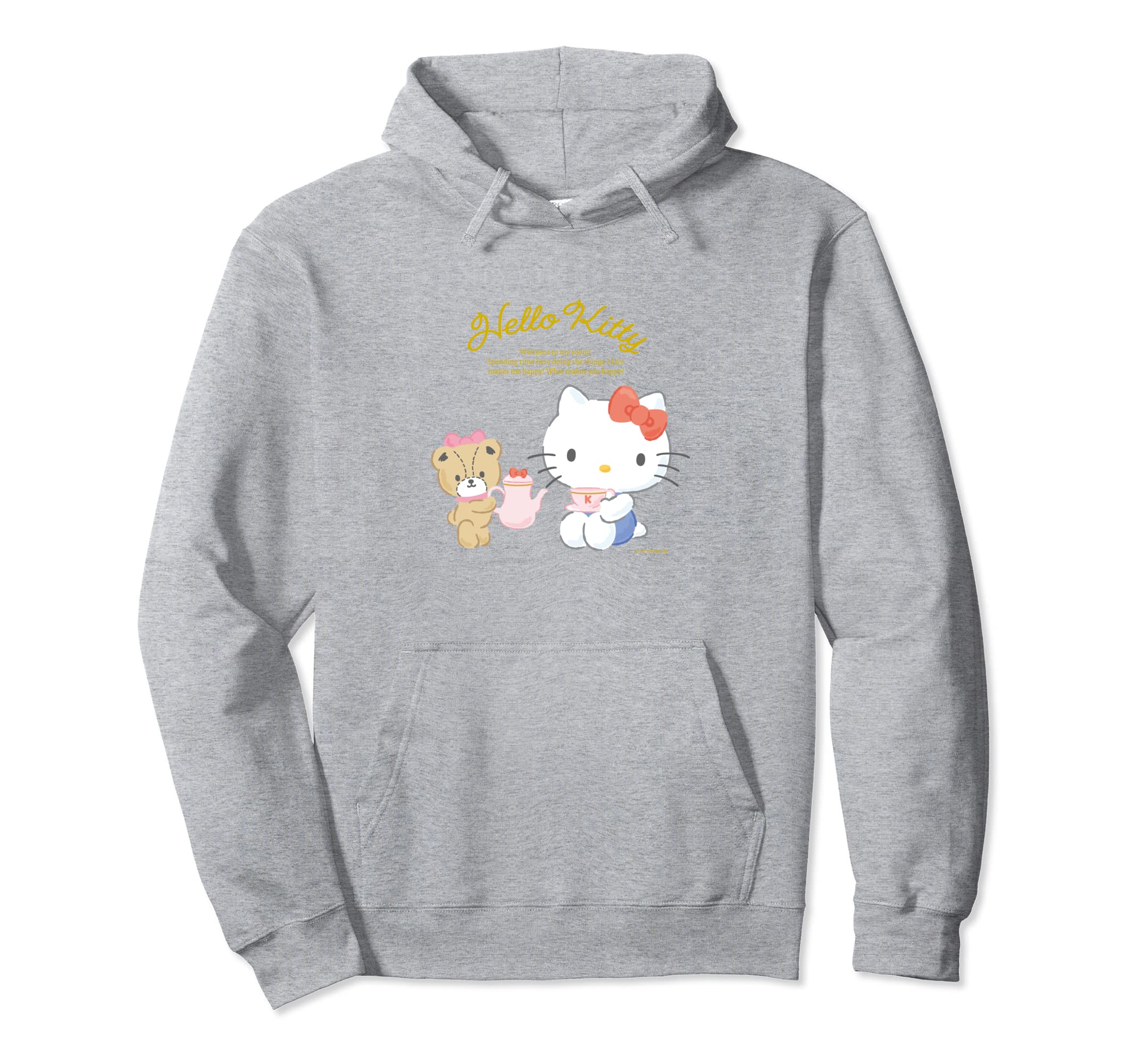 

Худи Hello Kitty Счастье Моя комната серый