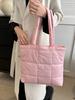 Pu Quilted Square Shoulder Bag For Women With Large Capacity And Urban Style