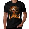 Camiseta do Bill The Cat Camiseta Casual de Manga Curta com Caimento Solto