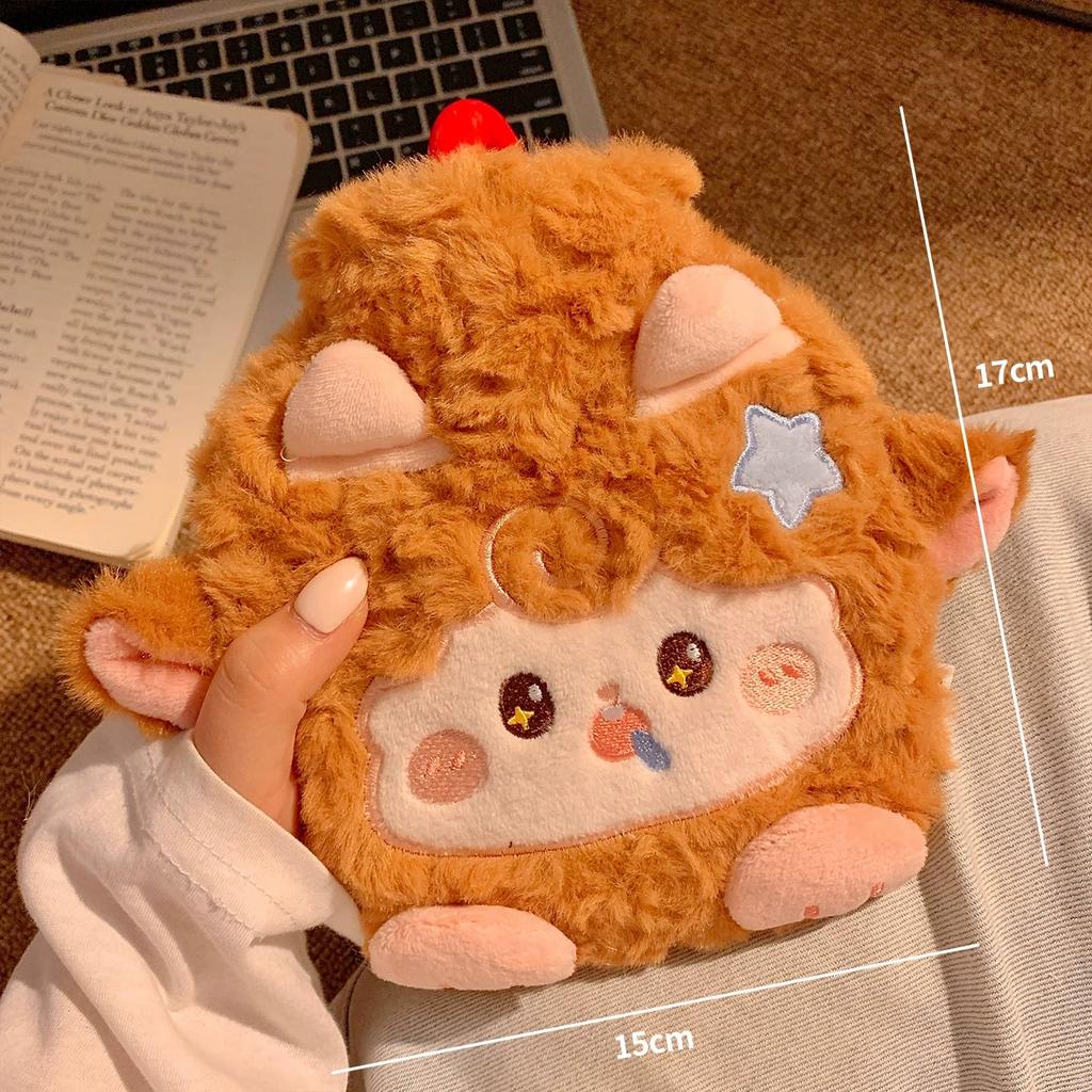 Cute Water-Filled Hot Water Bottle for Winter, Thickened Explosion-Proof Hand Warmer for Bed, Hot Compress for Stomach, Warm Baby Warmer